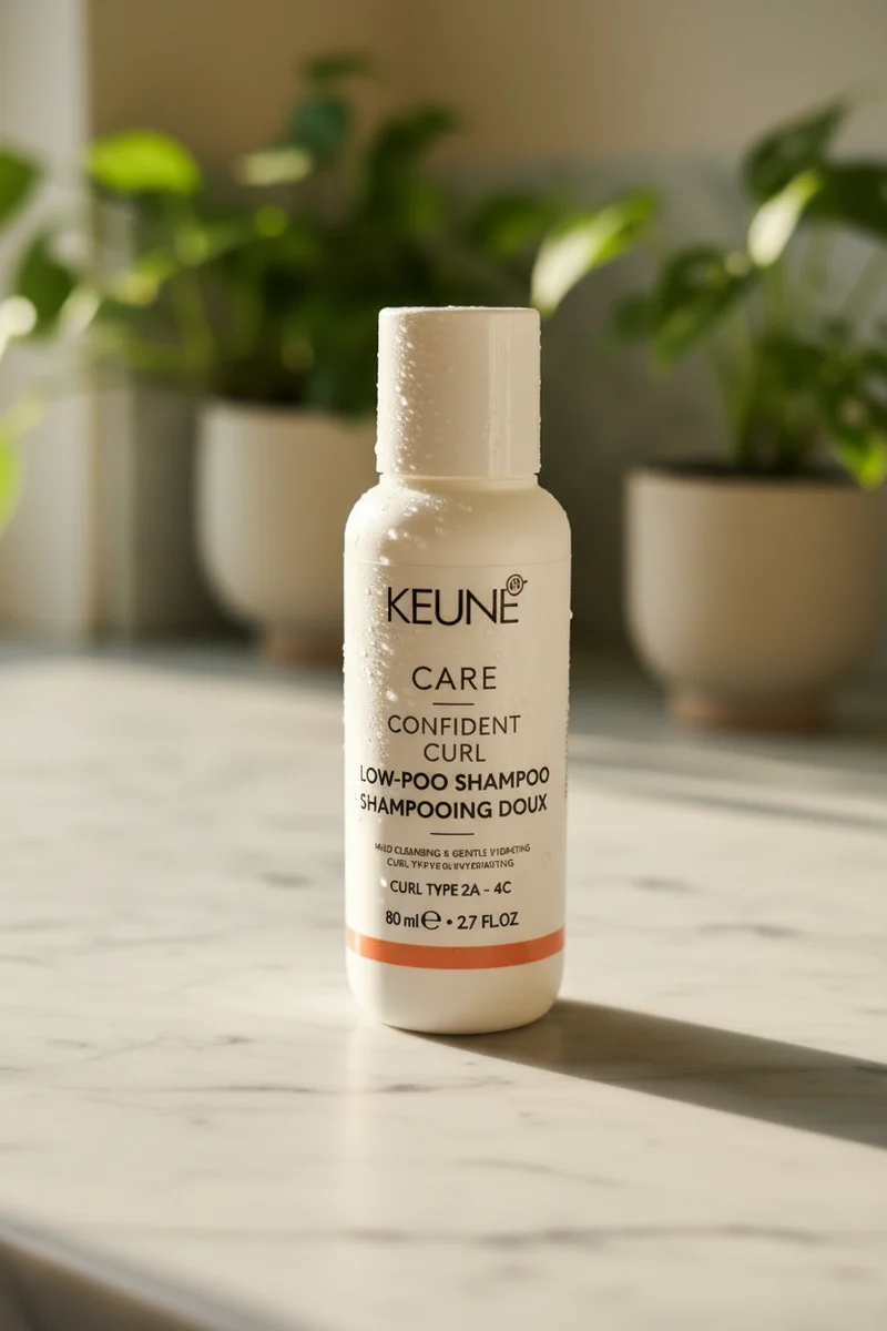 Keune confident curl low-poo shampo - perfekt til reise