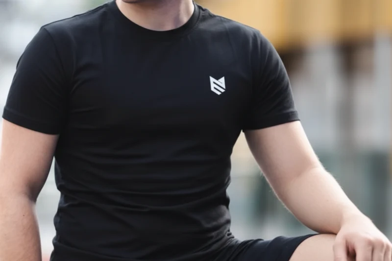 Evolve MAX Pure Black T-skjorte - lett og behagelig -Unisex