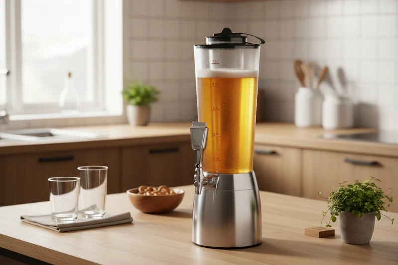 KitchenFactory ølkjøler 2,5 L - Tappekran