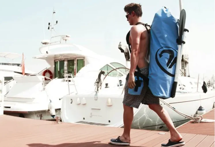 Aqua Marina Dry-ryggsekk 90L - blå - Vanntett ryggsekk