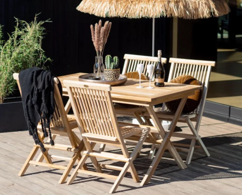 InGarden Nora Spisegruppe 4 pers - Teak