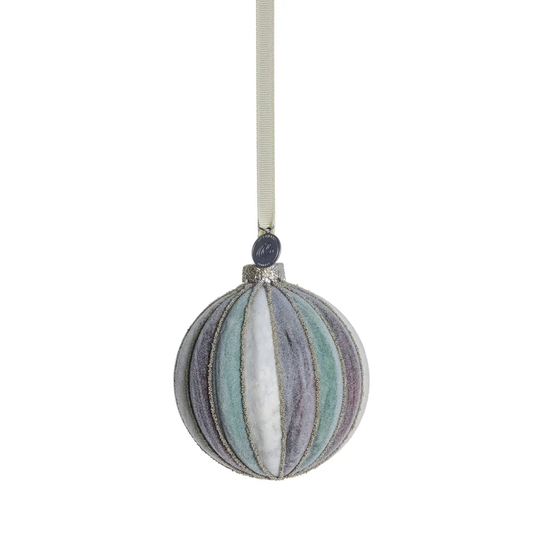 Nomillia dekoration H8 cm. benvit