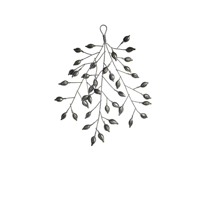 Misella dekoration H30 cm. antikt silver