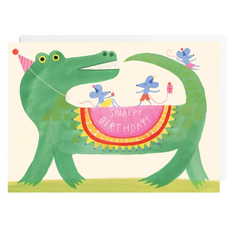 Snappy Birthday Greetings Card by Holsen Studio