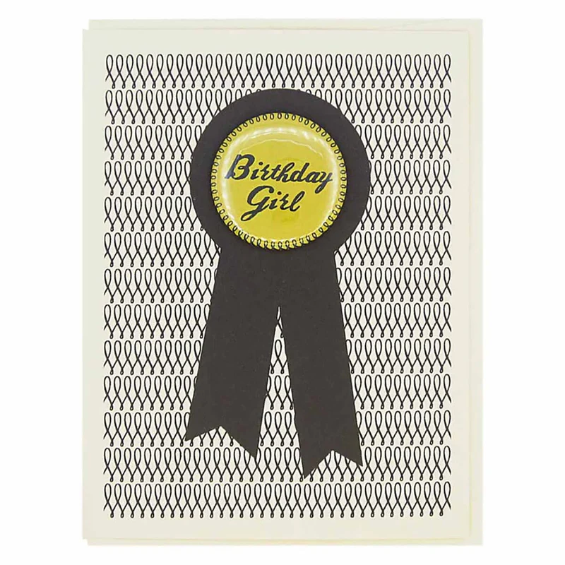 Birthday Girl Greetings Card by The Regional Assembly of Text