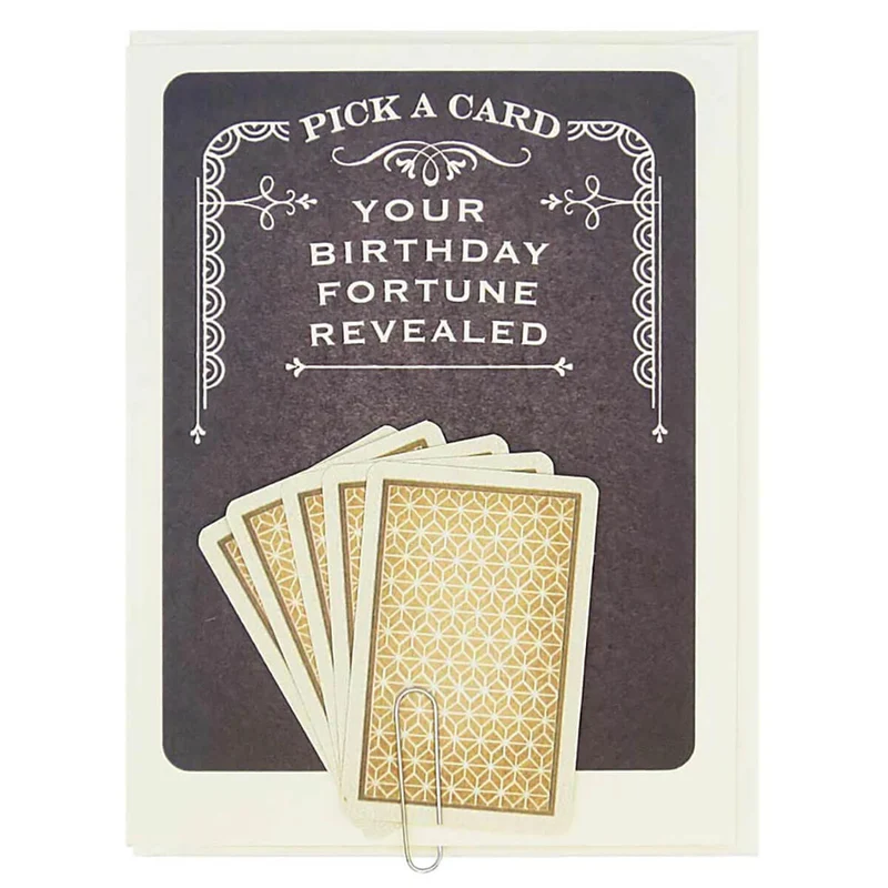 Birthday Fortune Greetings Card by The Regional Assembly of Text