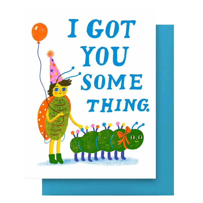Got You Something Greetings Card by Hammerpress