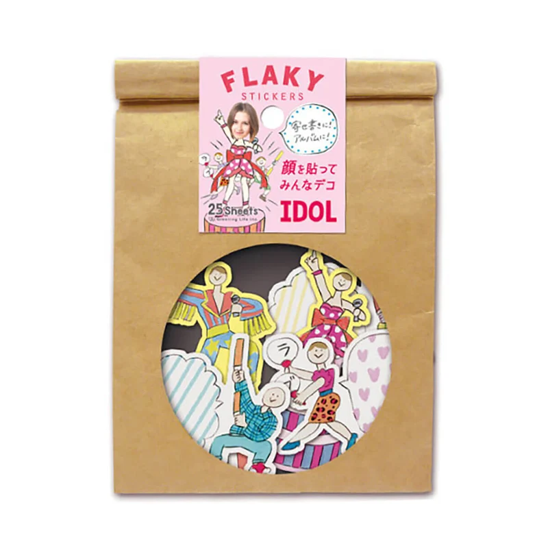 Idol Flaky Stickers by Greeting Life