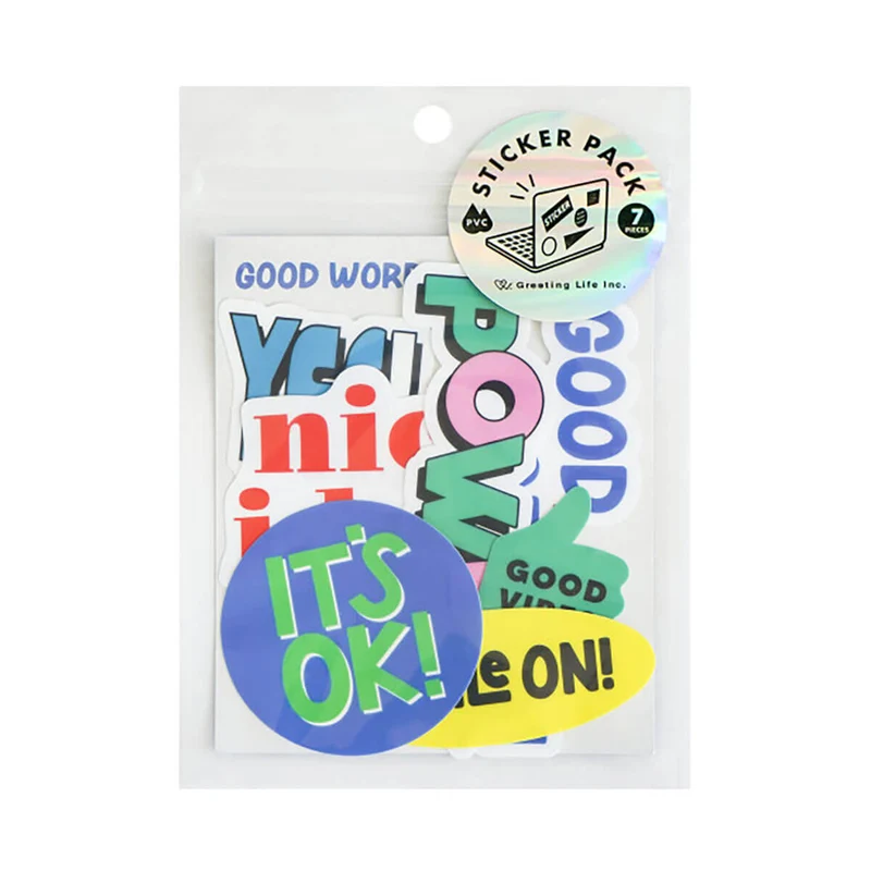 Word Sticker Pack by Greeting Life
