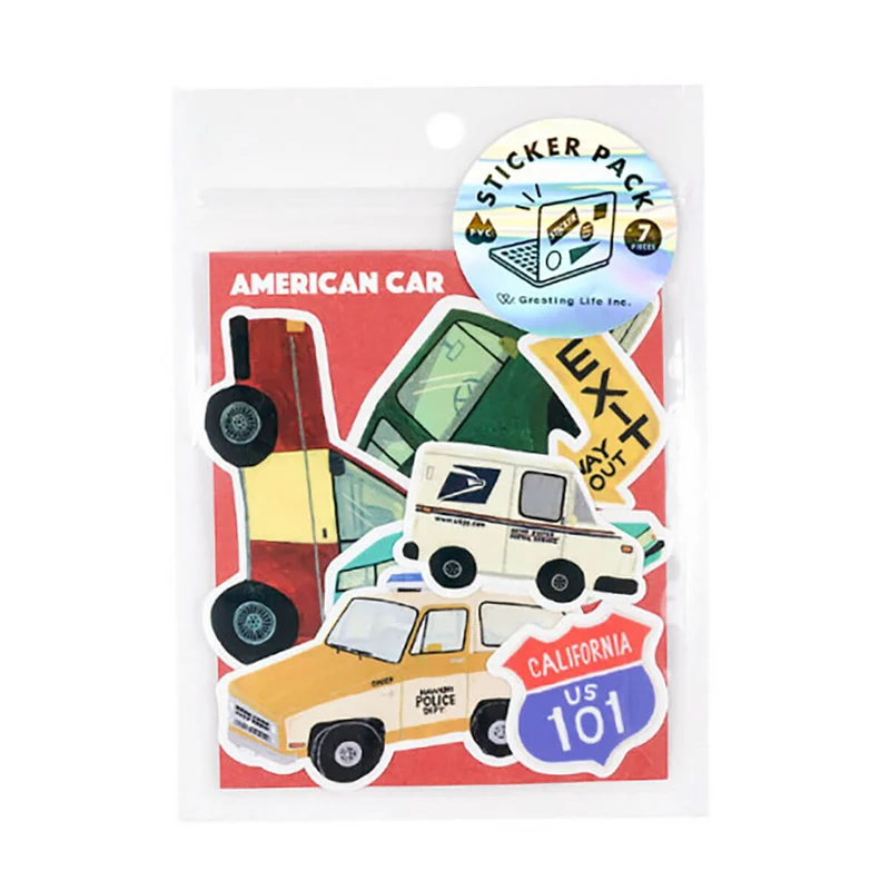 Sodeyama Kahoko Car Sticker Pack by Greeting Life