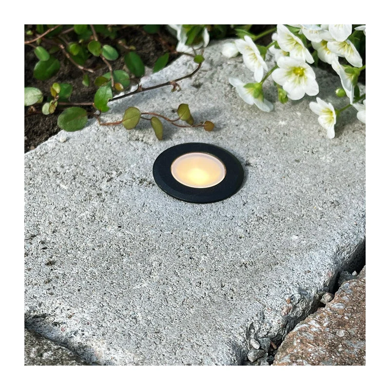 Orion Svart decklight 1-pack | LightsOn 12V infällbar altan