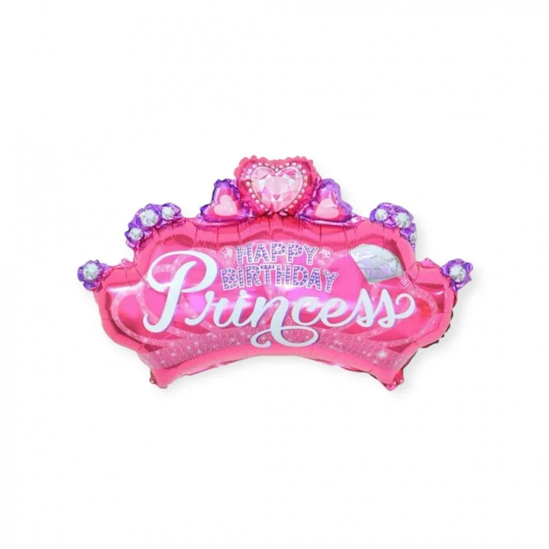 Tinka Folieballong Happy Birthday Princess 74x56cm