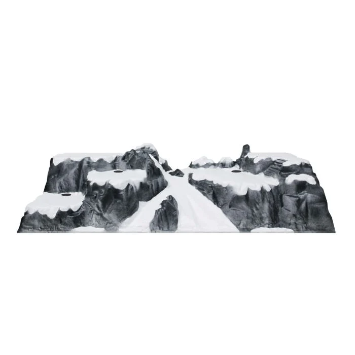 Fjällgrund Stad med skidbackar