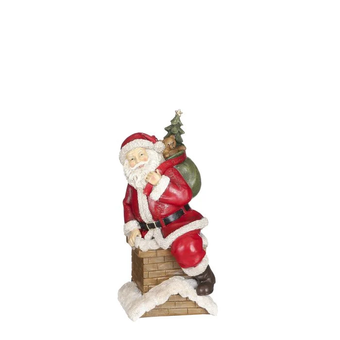 Jultomte på jobbet 22 cm hög