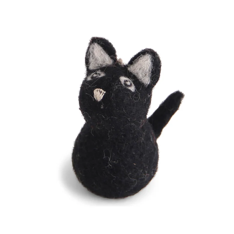 Black Cat Hanging Halloween Decoration by Gry & Sif