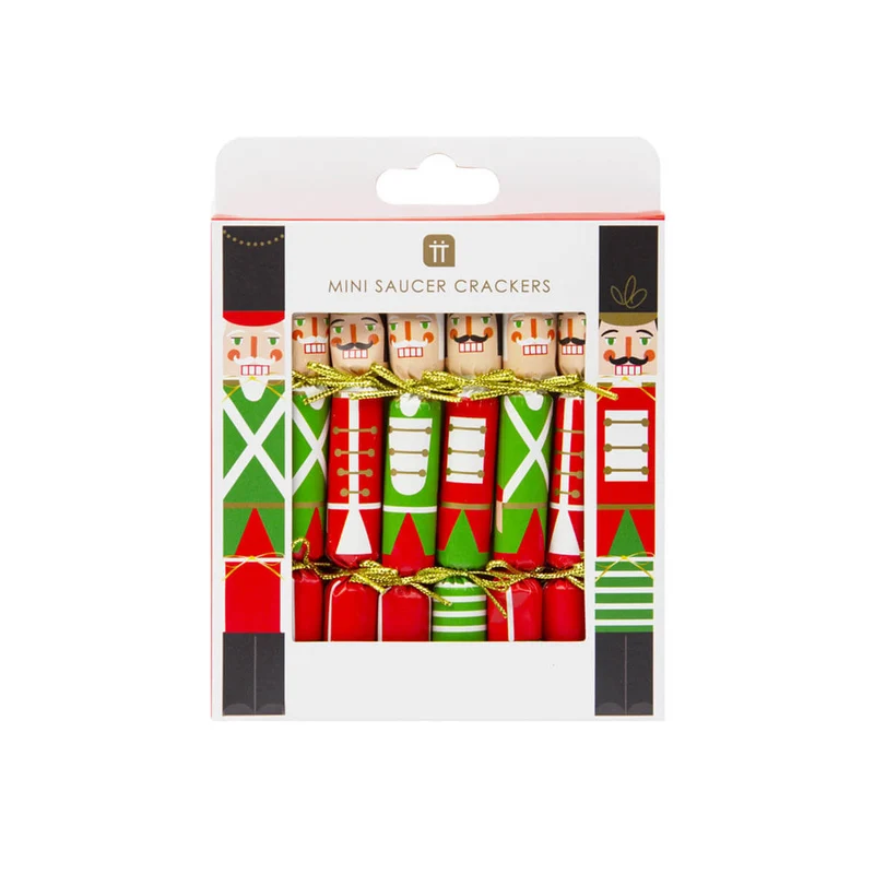 Nutcracker Christmas Saucer Crackers by Talking Tables