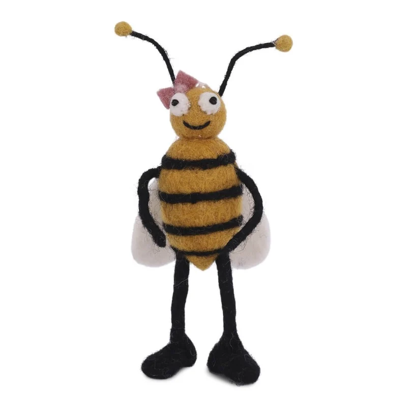 Small Bee Girl Hanging Decoration by Gry & Sif