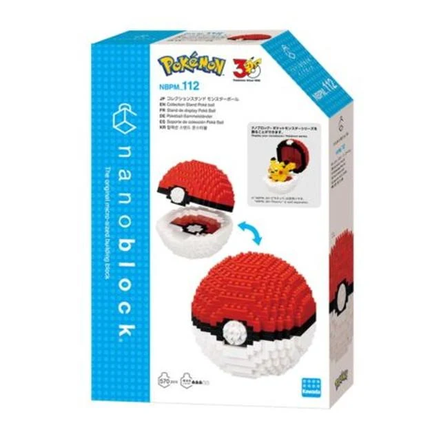 Kawada nanoblock Pokémon Samlingsställ Monsterboll NBPM_112