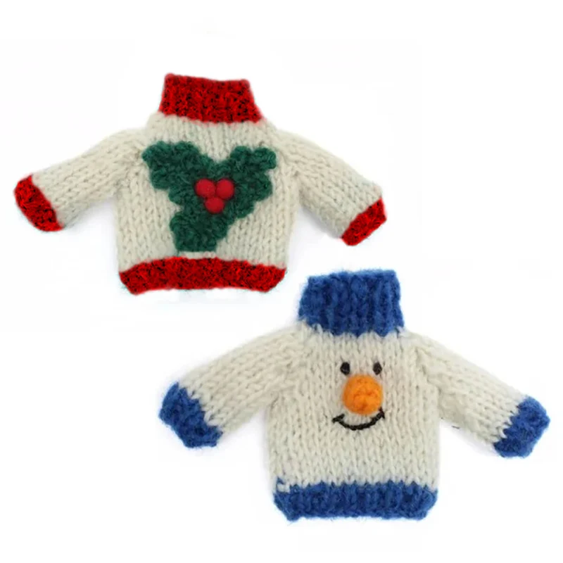 Christmas Jumpers Snowman & Holly Hanging Christmas Decoration by Amica