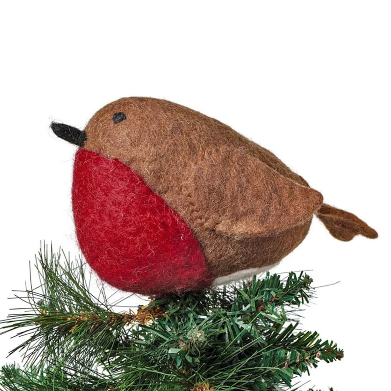 Robin Christmas Tree Topper by Amica