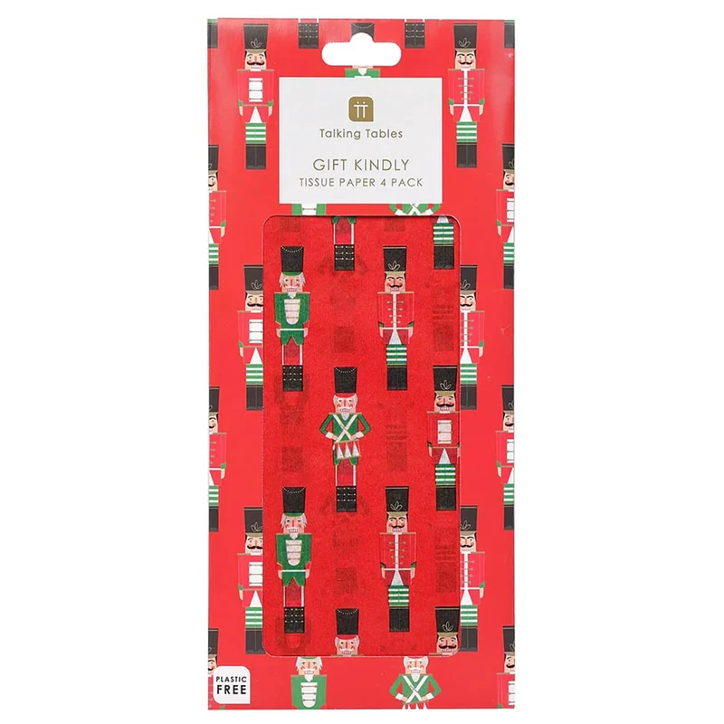 Nutcracker Tissue Paper (4 Sheets) by Talking Tables