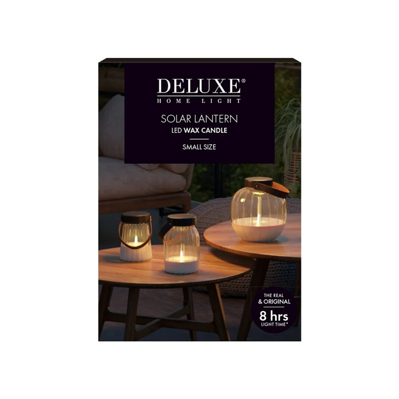 Glaslykta LED