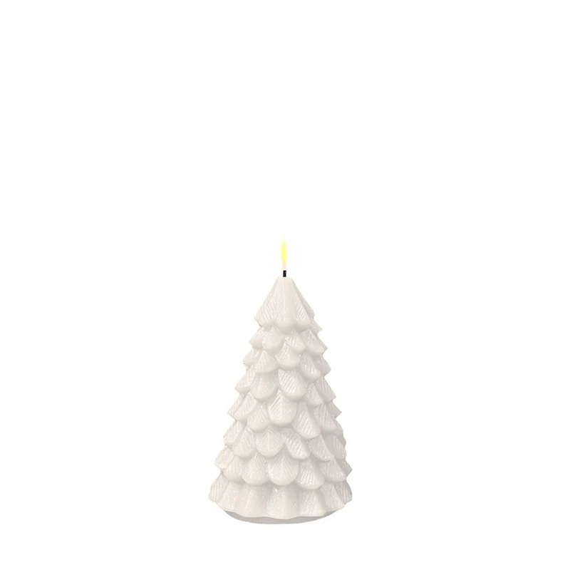 Blockljus LED Julgran 9x16 cm