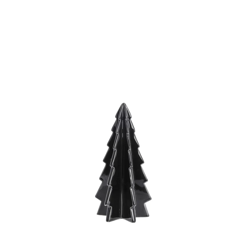 Molinne dekorativa träd 16 cm. svart