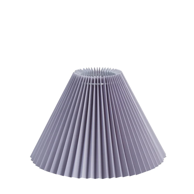 Pleatia lampskärm H21 Ø30 cm. lilla