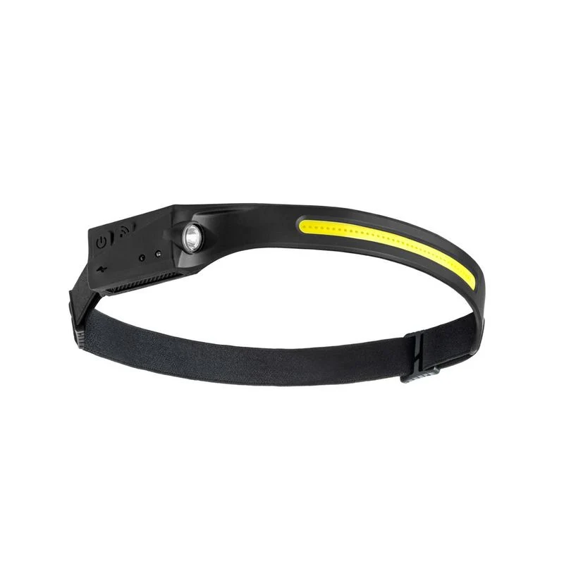 2i1 COB LED - hodelykt med oppladbart batteri