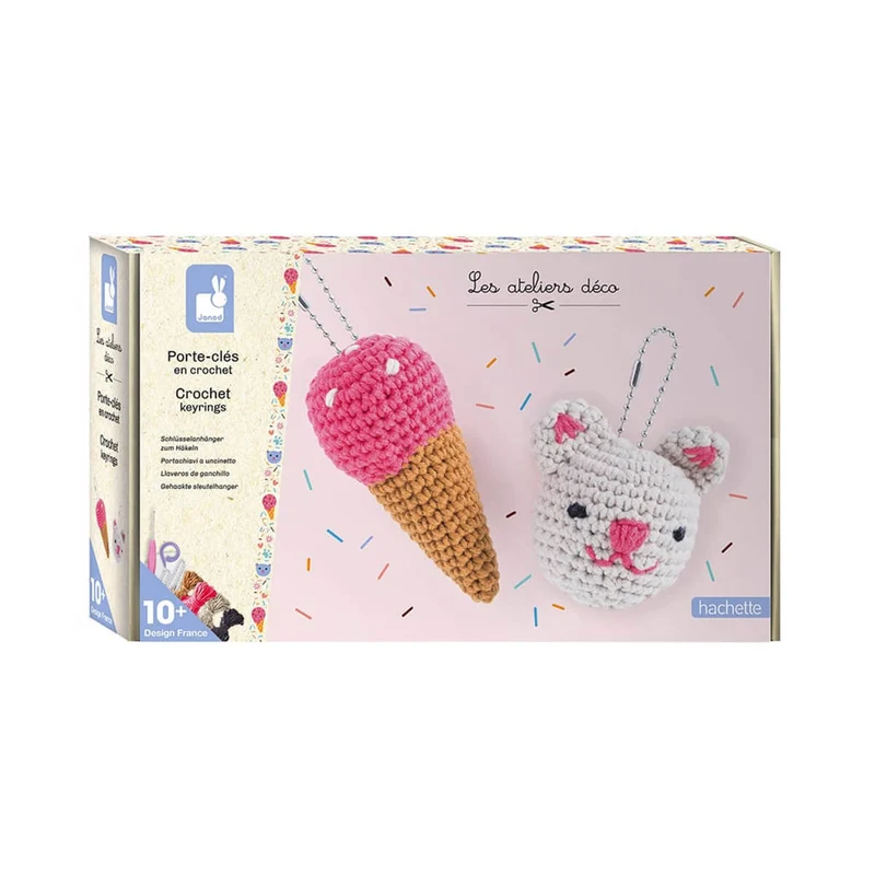 Crochet Keyrings Craft Kit by Janod