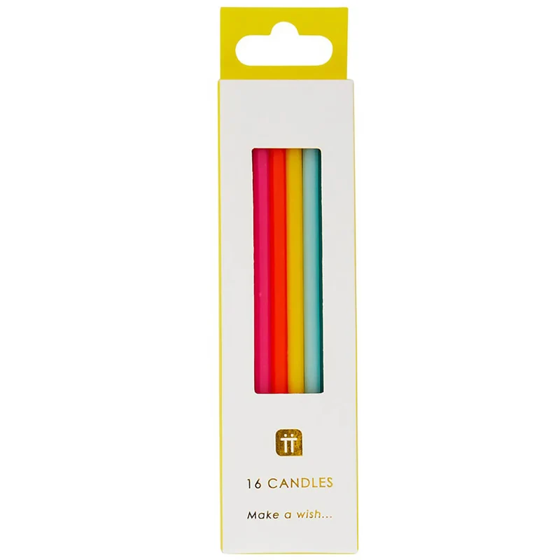 Candles in Rainbow by Talking Tables