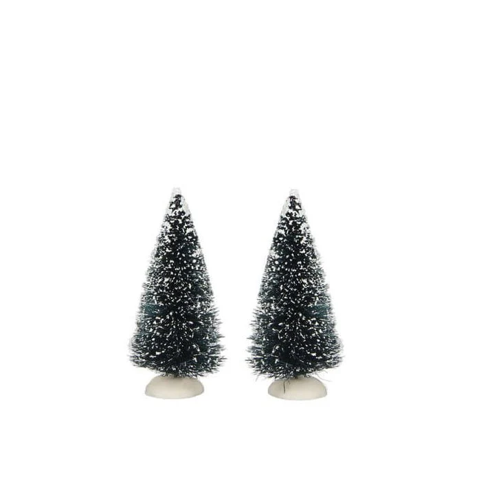 Luville Granar med snö 10 cm höga 2-pack