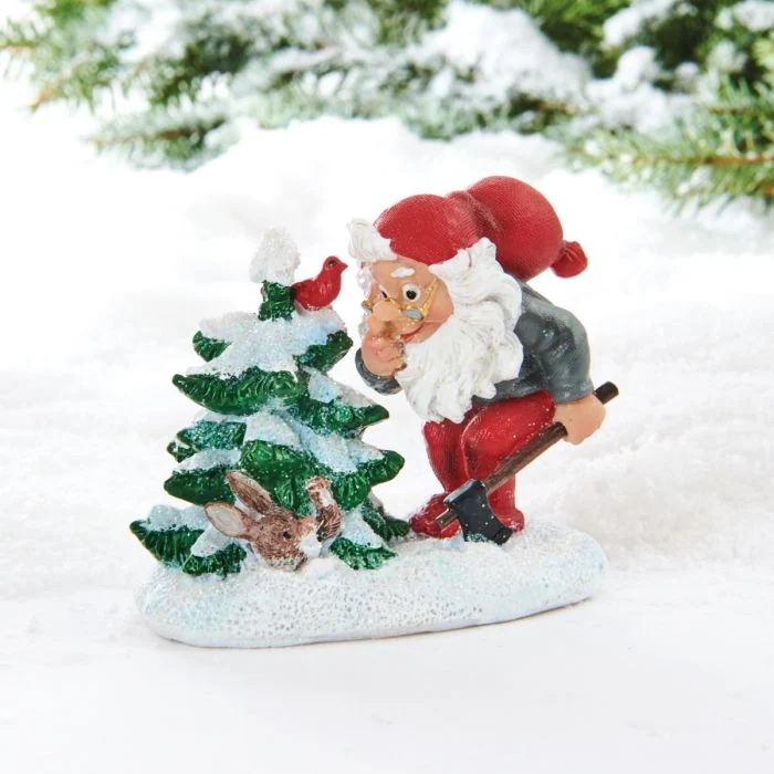 Jultomte i skogen