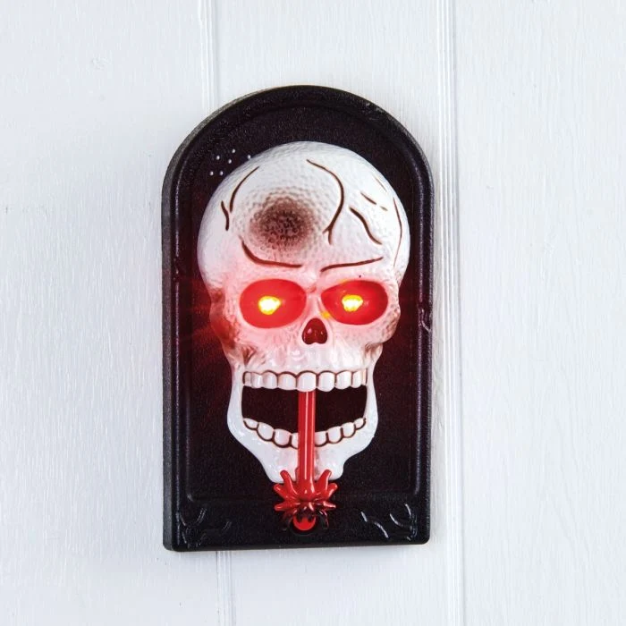 Halloween dörrklocka med dödskalle