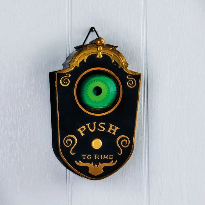 Halloween dörrklocka med öga