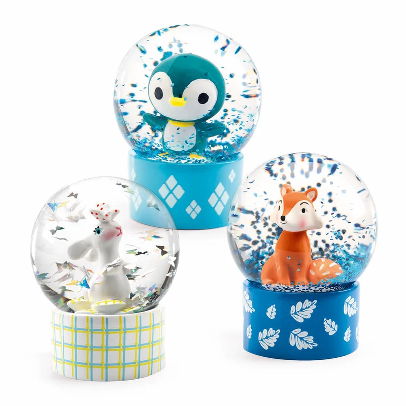 So Wild Mini Snow Globe (Various Designs) by Djeco