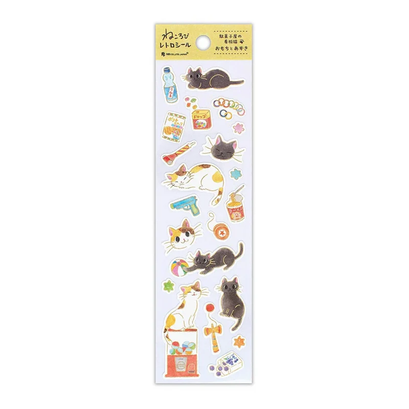 Candy Shop Cat Stickers by NB Japan