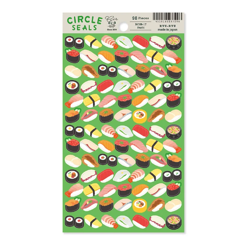 Sushi Stickers by Ryu Ryu Japan