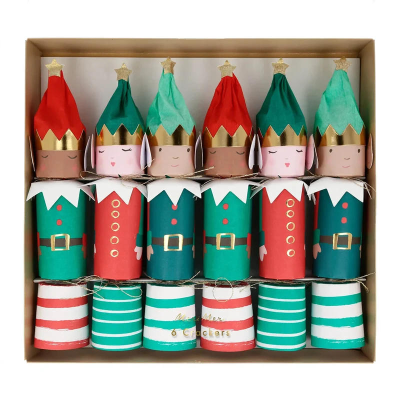 Elf Large Crackers by Meri Meri