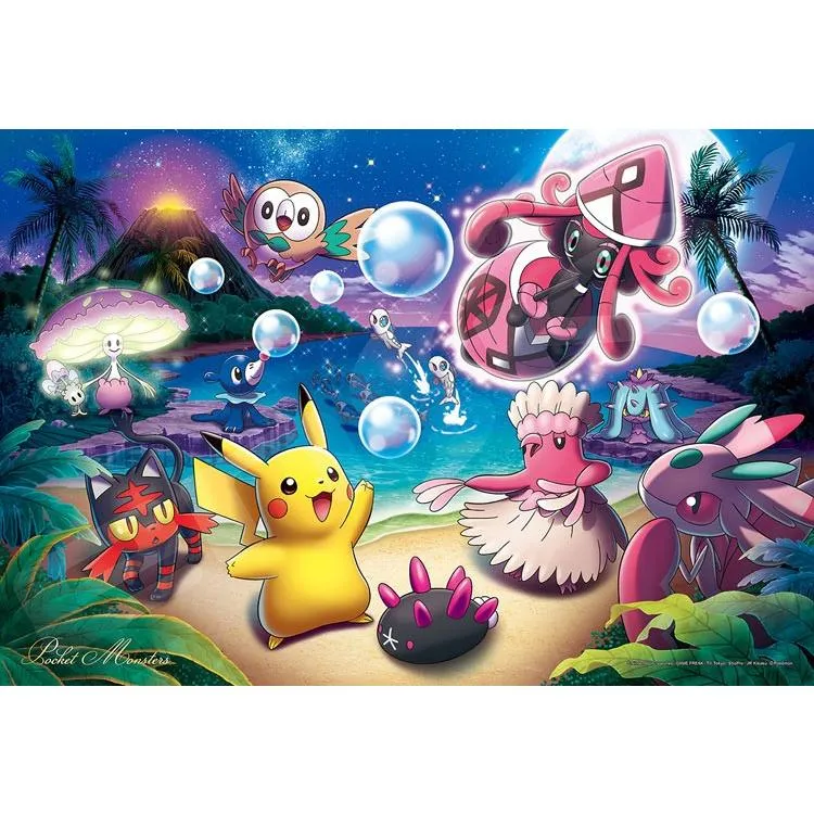 Pussel Akala Moonlight Pokémon – 108 bitar, ENS-108-L729