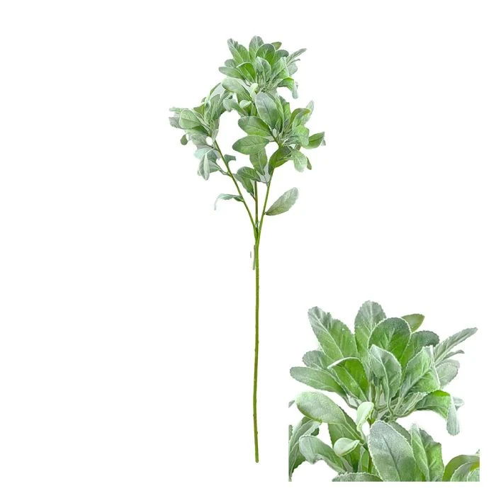 Gren med gröna blad 80 cm