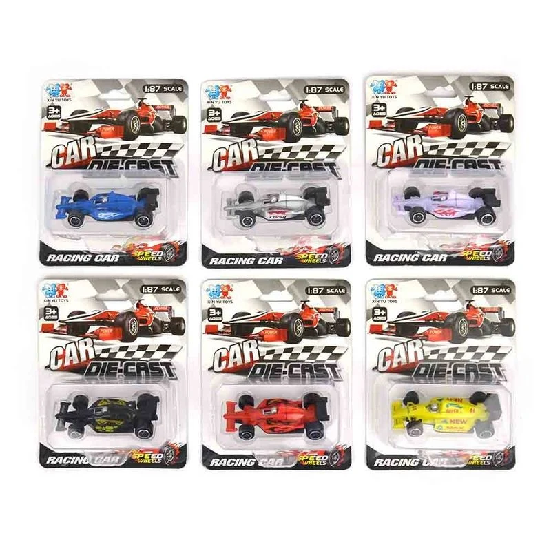 F1 Racerbil Die Cast 7.5cm 1:87