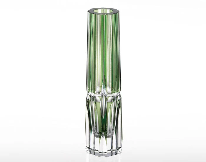 Kagami Crystal Edo Kiriko Vas Grön F528-1908-CGR