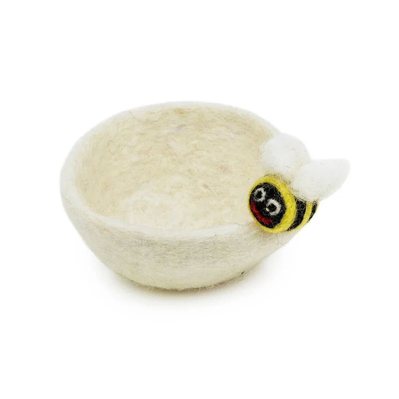Handmade Garden Bugs Trinket Dishes by Felt So Good