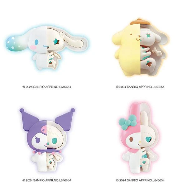Megahouse Demolition Pussel FANTASY Sanrio Karaktärer Pop Mint Mix 4 bitar ASK
