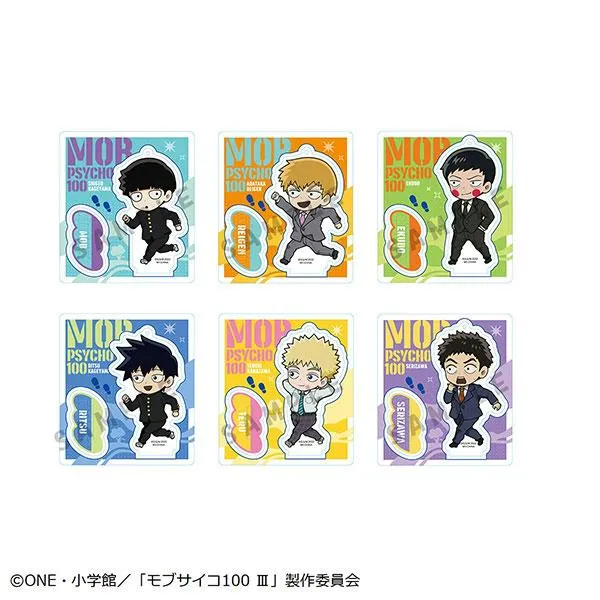 Megahouse Tokotoko Acrylic Stand Mob Psycho 100 III Box med 6 st