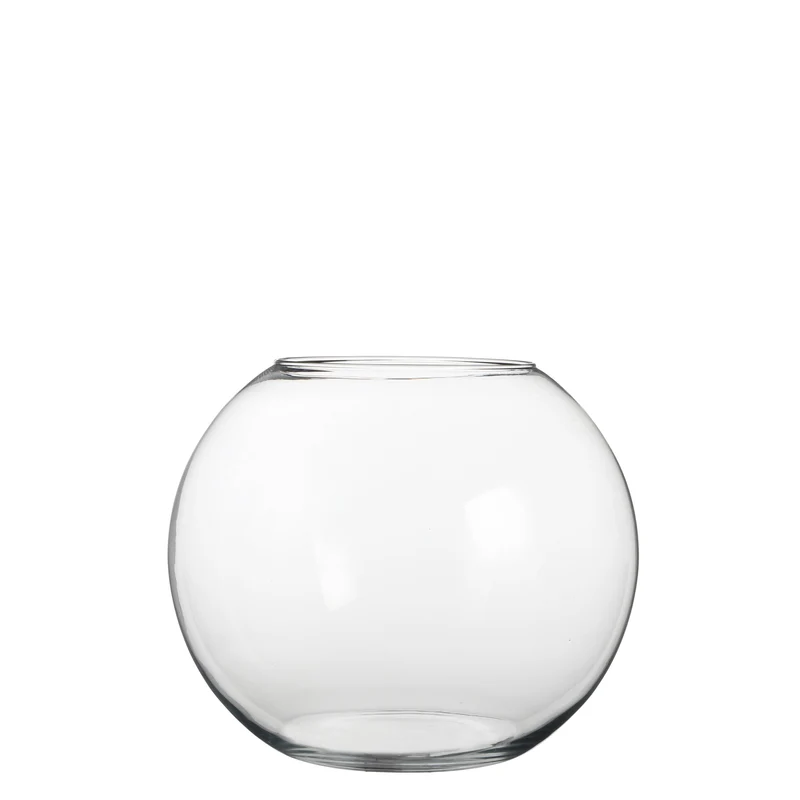 Glasskål 20 cm hög 25 cm i dia