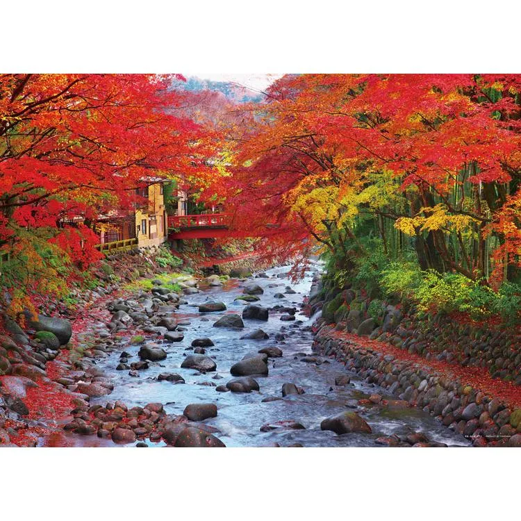 Pussel Färgglad Grund Flod vid Shuzenji Shizuoka [CP-AL] 500 Bitar YAM-05-1098 YANOMAN