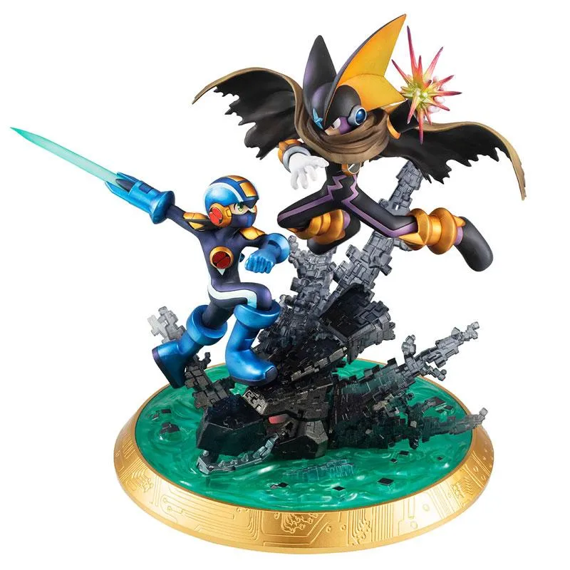 Megahouse-spelkaraktärssamling DX Rockman EXE Rockman vs. Forte Ver.1.5-figur